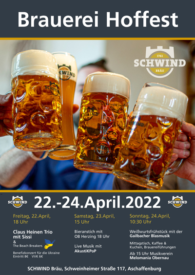 Flyer-Schwind Brauerei - Hoffest 2022