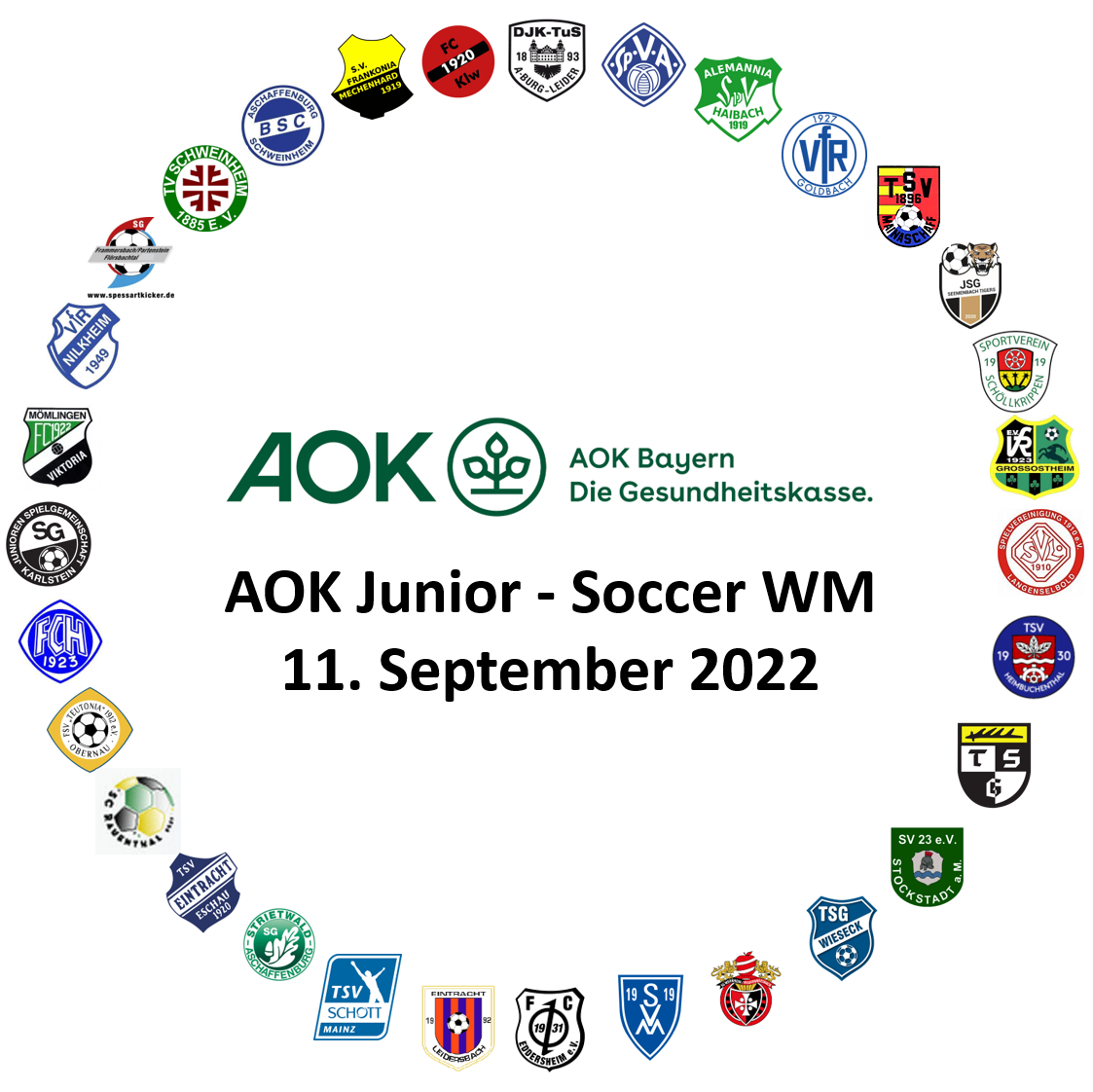 Teilnehmer - AOK Junior-Soccer WM 2022