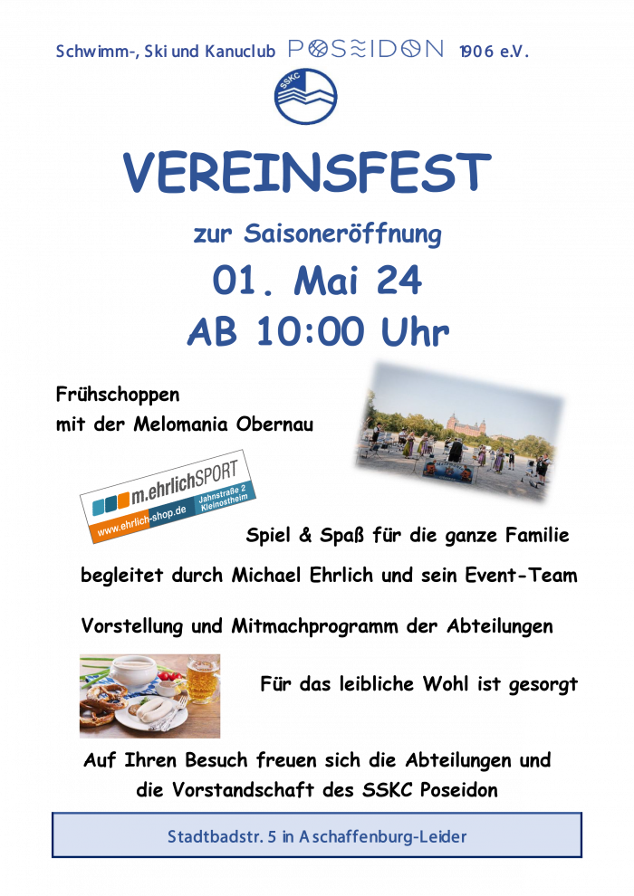 Vereinsfest SSKC Poseidon Flyer